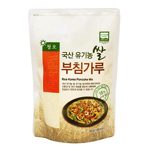청오 국산 유기농 쌀부침가루 300g