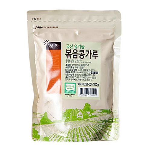 청오 국산 유기농 볶음 콩가루 200g