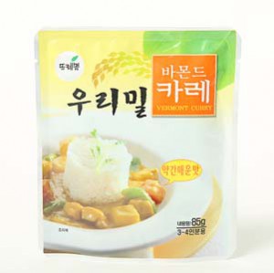 [뜨레봄] 우리밀바몬드카레(약간매운맛) 85g